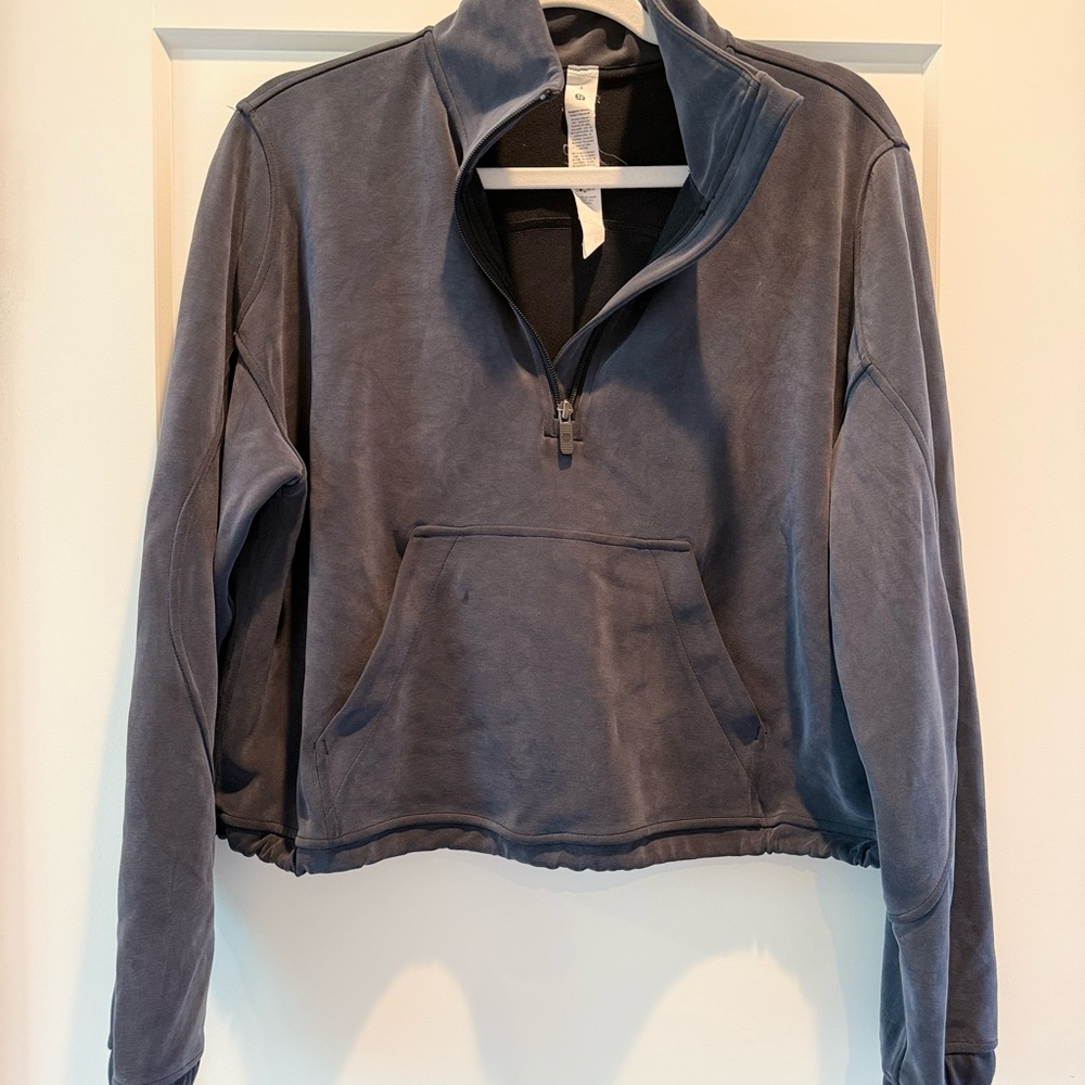 Lululemon Athletica black Quarter-Zip Jacket